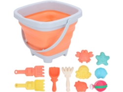 Juego De Arenero Interactivo Educativo De 11 Piezas Infantil, Con Rastrillo, (cubo)