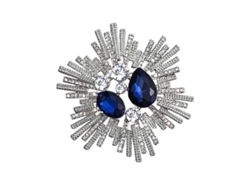 2026-broche Unisex De Flor Con Piedras Strass Decoración Retro Para Bolsas Chaquetas Sombreros Bufandas Ropa