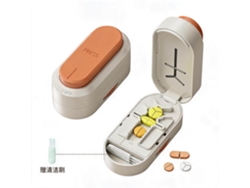 Cortador De Pastillas Henten Home Para Dividir Y Transportar Medicamentos (naranja)