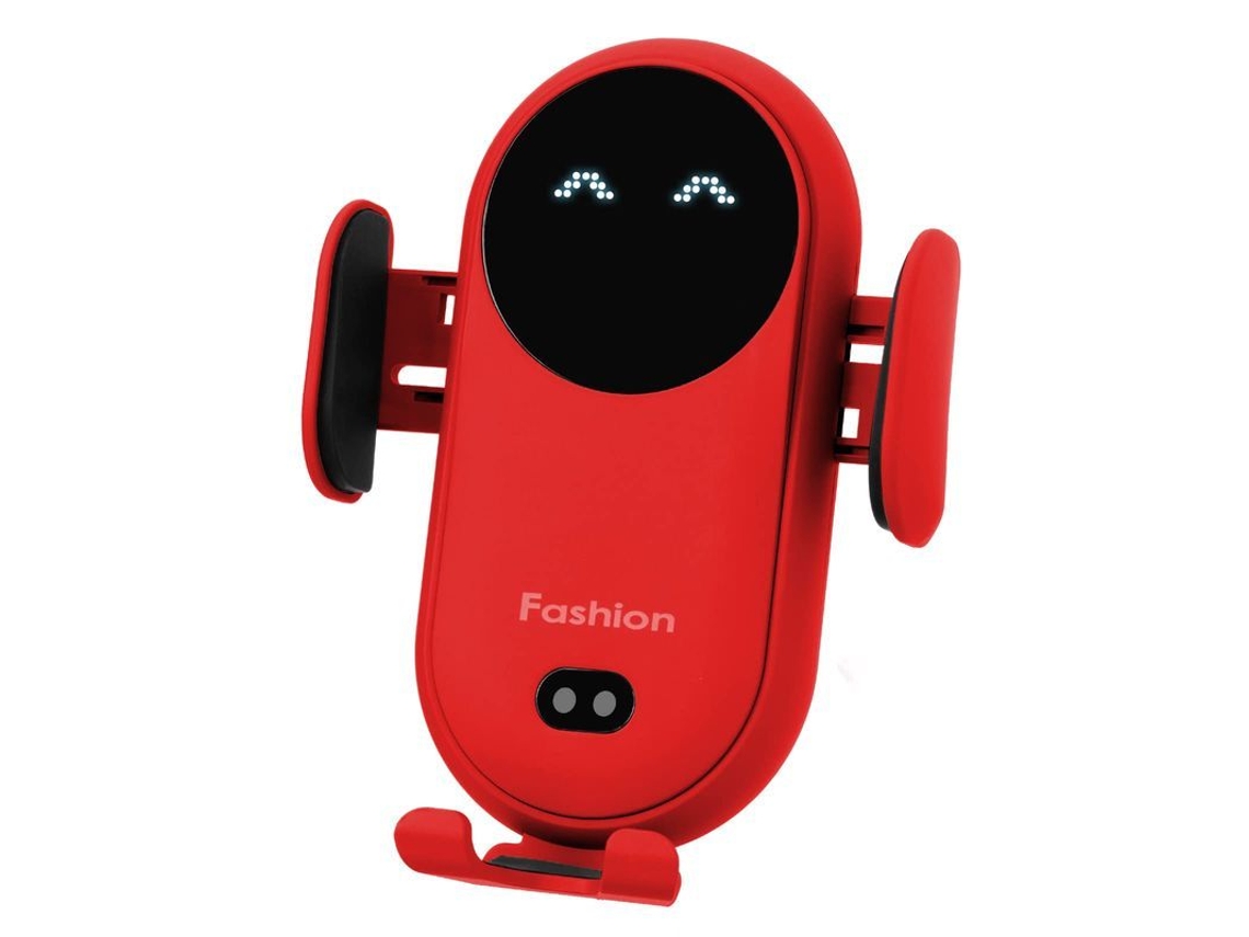 Cargador Inalámbrico Para Coche Linjou, Soporte Automático Para Iphone 13/12/11/xs/xr/8 (rojo)