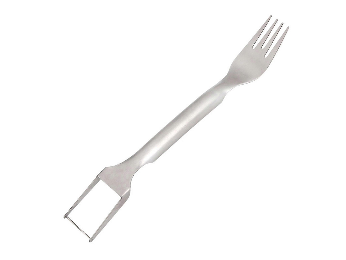 Cortador de sandía 2 en 1 con tenedor de acero inoxidable para cocina Everley891