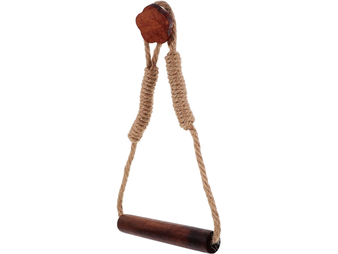 Soporte De Pared Para Rollo De Papel Higiénico De Madera Con Cuerda, Estilo Rústico Bohemio.