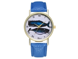 Reloj De Pulsera De Cuarzo Informal Para Estudiantes Con Estilo Clásico, Color Azul Marino.