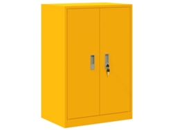 Armario de almacenamiento amarillo mostaza de 60 x 40 x 90 cm, de acero VIDAXL
