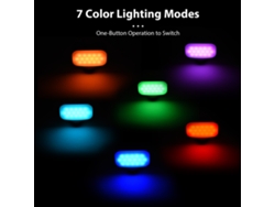 Mini linterna LED RGB portátil para vídeo, linterna LED de bolsillo compacta y versátil.