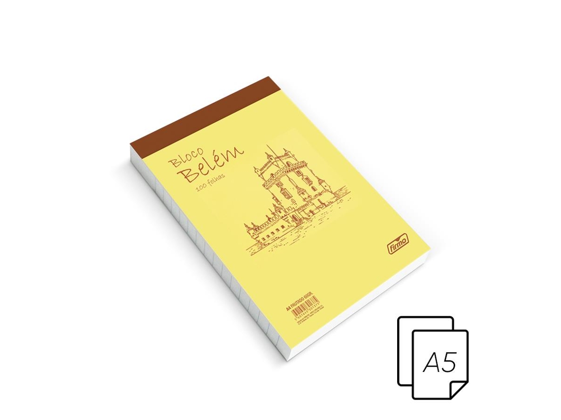 Cuarderno FIRMO Belém (A5 - Pautado - 100 Hojas)