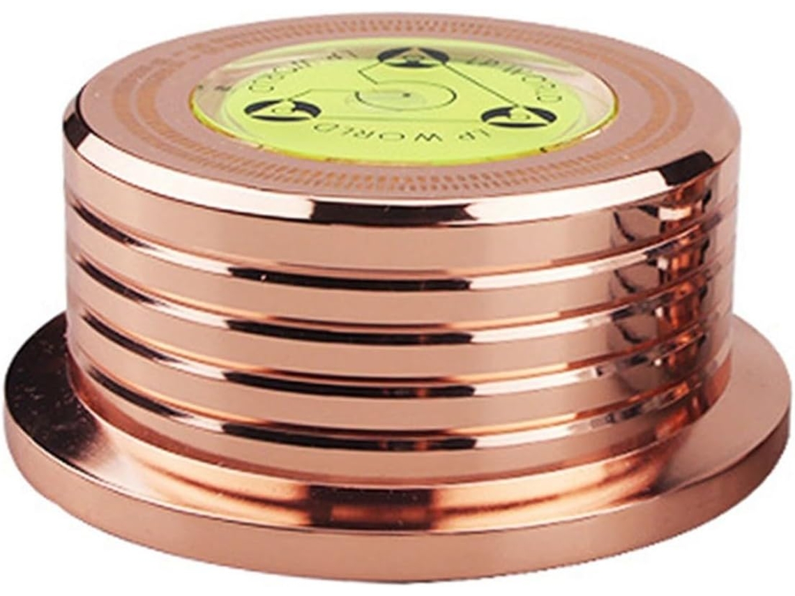 Peso de grabación: 266 g. Estabilizador: Abrazadera metálica para nivelación y reproducción. Color: Negro. SFUSHOS (dorado, 50 Hz).