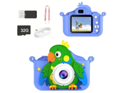 Cámara Infantil, Mini Cámara De Diseño Animado, Cámara Digital (32g-parrot) Czhhmart