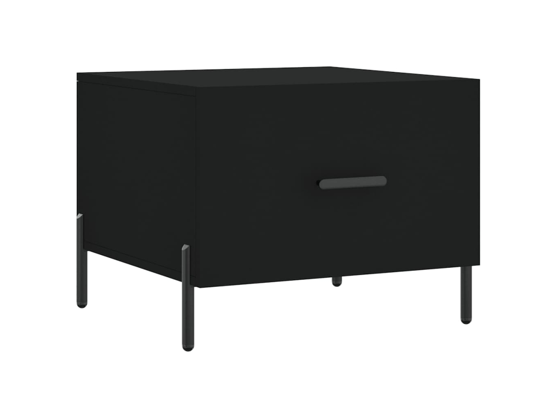 Maison Exclusive - Mesa De Centro Madera Contrachapada Negro 50x50x40 Cm