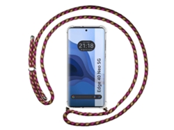 Funda Dorado para Motorola Edge 40 Neo 5G TUMUNDOSMARTPHONE Silicona Rosa