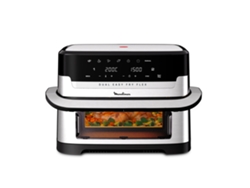 Freidora Sin Aceite MOULINEX Dual Easy Fry Flex EZ922DF0 (2700W - 9L - 6 Programas Automáticos)