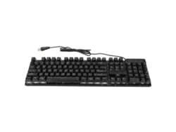 Teclado Mecánico Para Juegos Con Cable, 104 Teclas, Retroiluminación Colorida, Teclas Suspendidas, Usb, Cómodo.