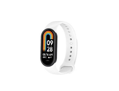 Bracelete Silicone para Xiaomi Smart Band 8 - Branco GIFT4ME