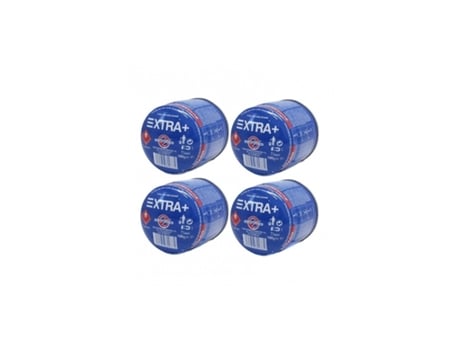 Bombonas de gas 190g 4 cartuchos recambio hornillo portátil gas camping para cocinar EXTRASTAR