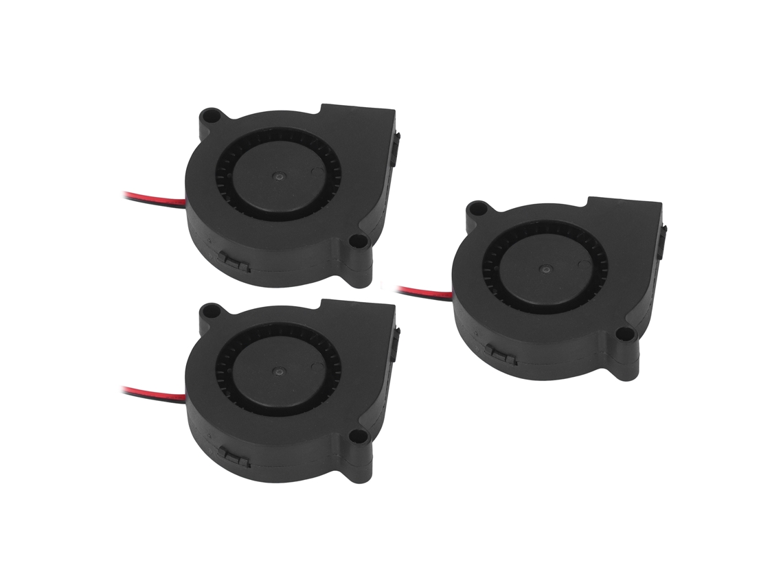 3 Piezas Ventilador De Enfriamiento Electrónico 6000rpm Blower Cooler Kit Para Impresora Dc 12v 0.18a