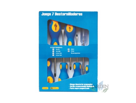 Kit 7 Destornilladores Planos Y Estrellas SUINGA