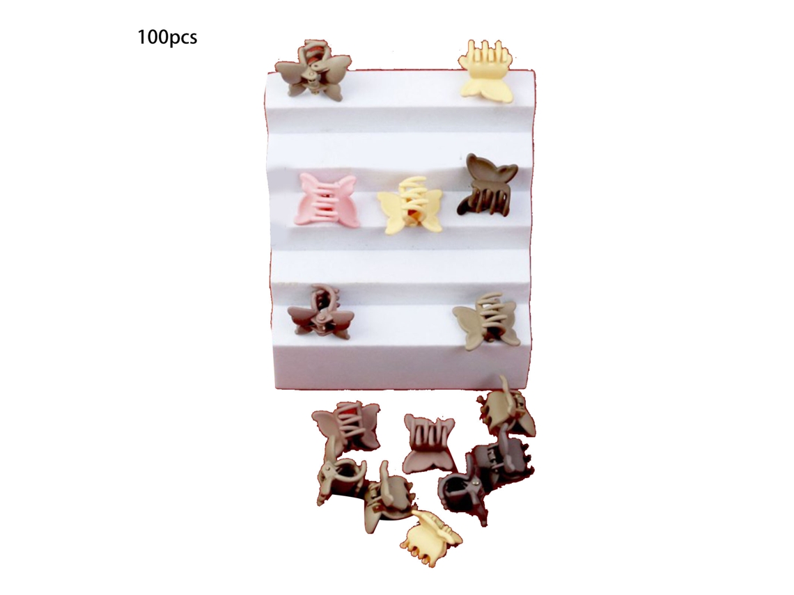 100 Clips De Pelo Mini Adorables Para Mujeres Y Niñas Pequeños Clips De Pelo Bonitos