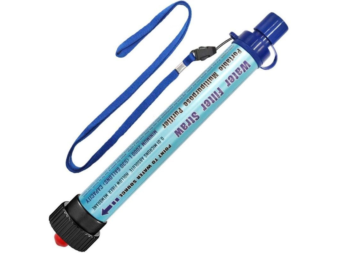 2026-filtro De Agua Portátil 2000l Purificador De Agua Ultraligero 0.01 Micrón Para Outdoor Camping Emergencias Azul Cielo