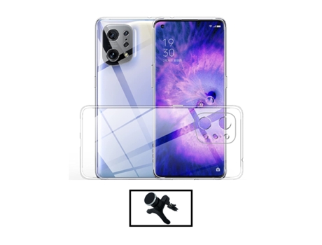 Funda Proteção Frente Verso Find para Oppo Oppo Find Find X5 Lite GIFT4ME Transparente