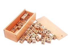 Rompecabezas de letras de madera Slowmoose, juguete educativo