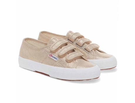 Zapatillas de Mujer SUPERGA Straps Lame Amarillo (37)