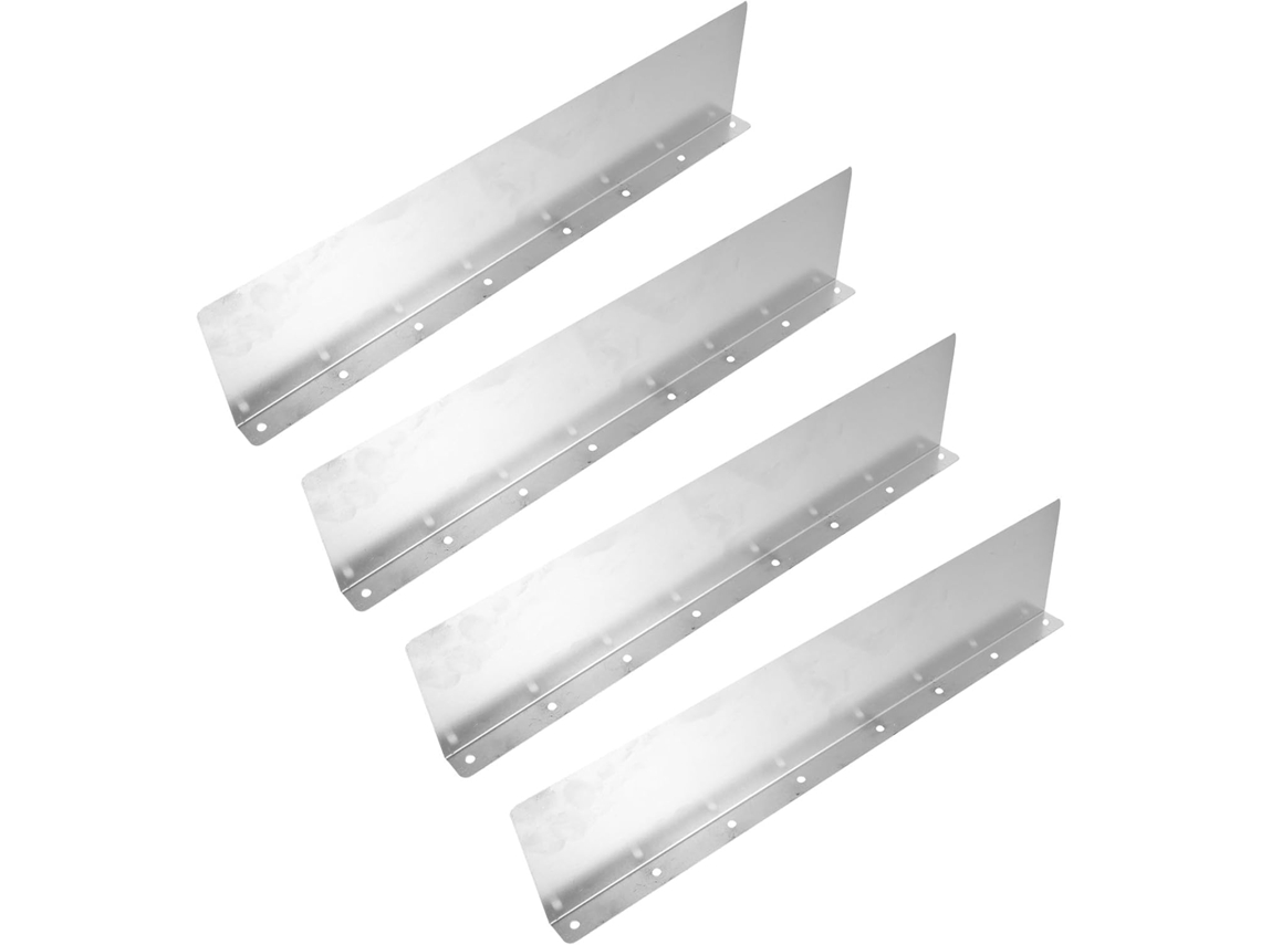 Juego De 4 Protectores De Canalones De Hierro Para Tejados Y Ángulos De Tuberías.