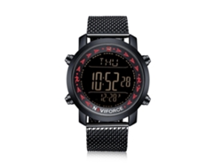 Reloj Electrónico De Cuarzo Para Hombre, De Acero, Resistente Al Agua Hasta 3 Atm, A La Moda.