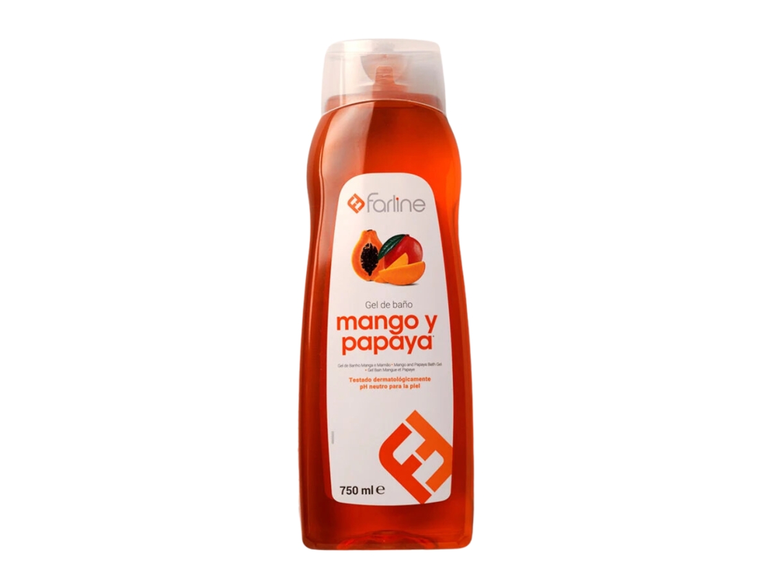 Gel de ducha Farline Mango y Papaya 750 ml