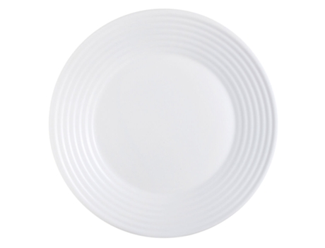 Plato LUMINARC (Blanco - Vidrio)