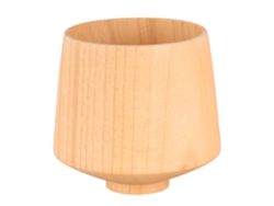 Vaso de madera de azufaifo de alta calidad, seguro y sencillo para agua, té, cerveza, vino y zumos.