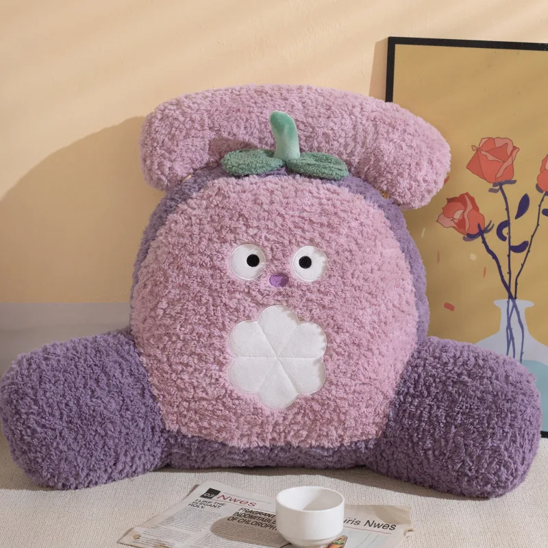 Almohada/cojín De Sofá Con Forma De Fruta De Mangostán (50 Cm) Para Adultos.