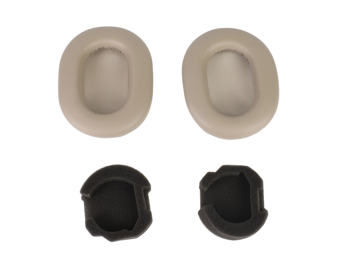 Almohadillas Para Los Oídos De Cuero, Espuma Viscoelástica De Proteína Y Aislamiento Acústico Para Wh 1000xm5 Silver Platinum