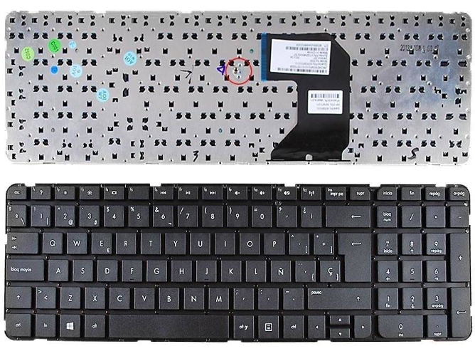 Teclado para Portátil HP Pavilion G7-2000 Series 697477-071 699815-071 Aer39P01010 V132546Ak2 Sin Marco