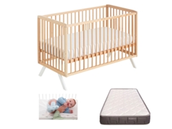 Cuna COOL DREAMS Koala (Blanco - Madera haya - 64x124x81 cm)