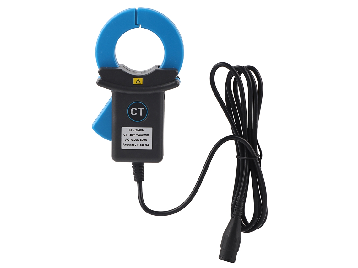 Sensor De Corriente De Fuga De Pinza Etcr040a Con Conector Bnc Para Mediciones Eléctricas Industriales.