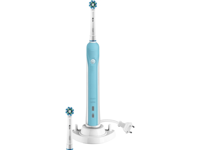 Cepillo de Dientes Eléctrico ORAL-B 770 CrossAction Azul y Blanco