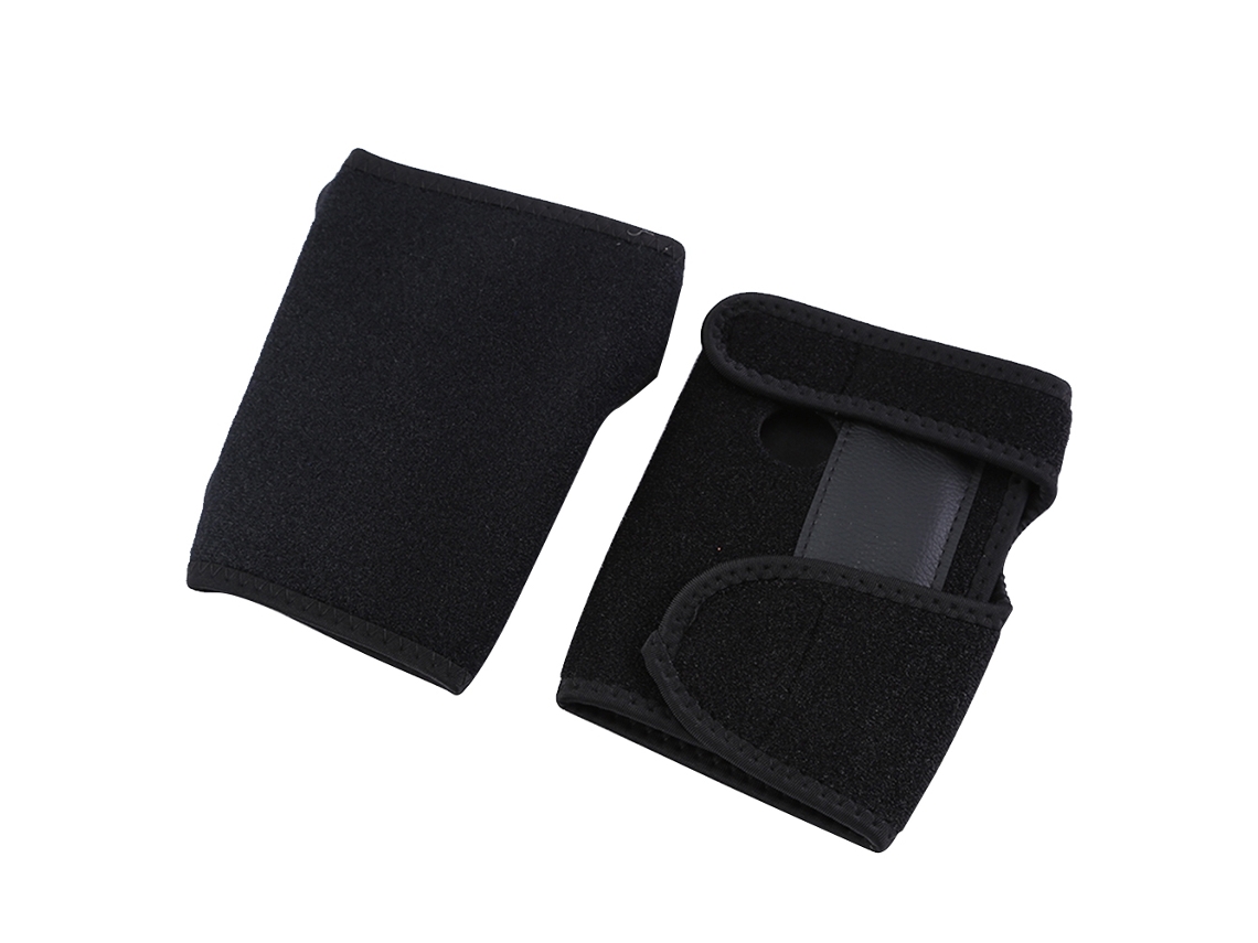Sports Grip Palm Wrap Soporte para manos y muñecas Protección para levantamiento de pesas Negro L