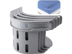 Los soportes para sábanas Digitallab sujetan las sábanas firmemente en su lugar, se adaptan a todos los colchones, paquete de 4 (gris)