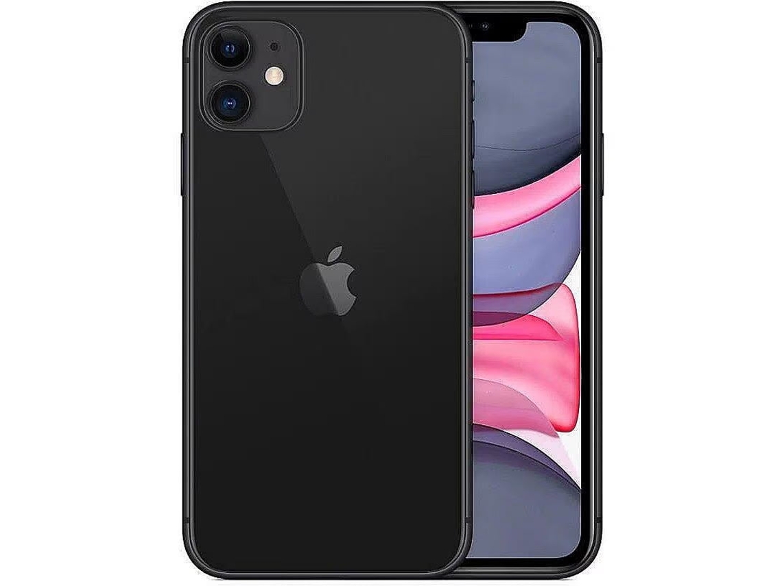 iPhone 11 APPLE (Reacondicionado Señales de Uso - 128 GB - Negro)