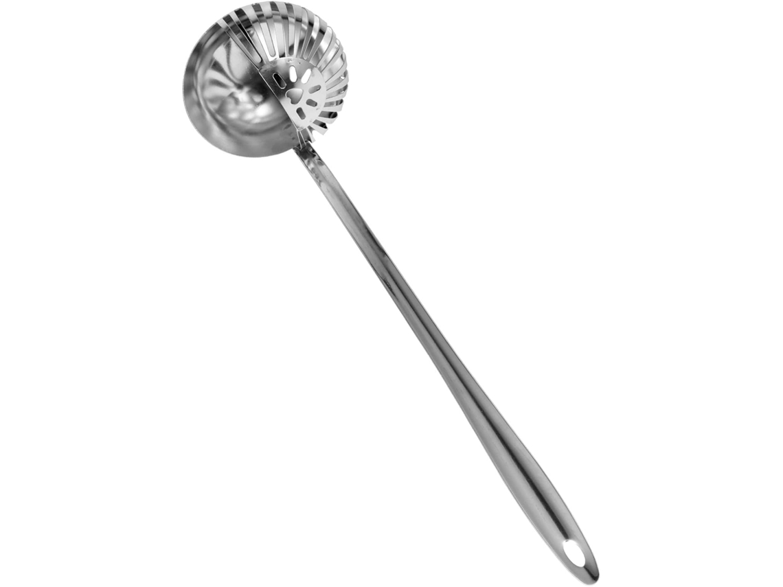 Té, Pp, Cocina, Cuchara De Acero Inoxidable Con Filtro De Aceite Para Olla Caliente