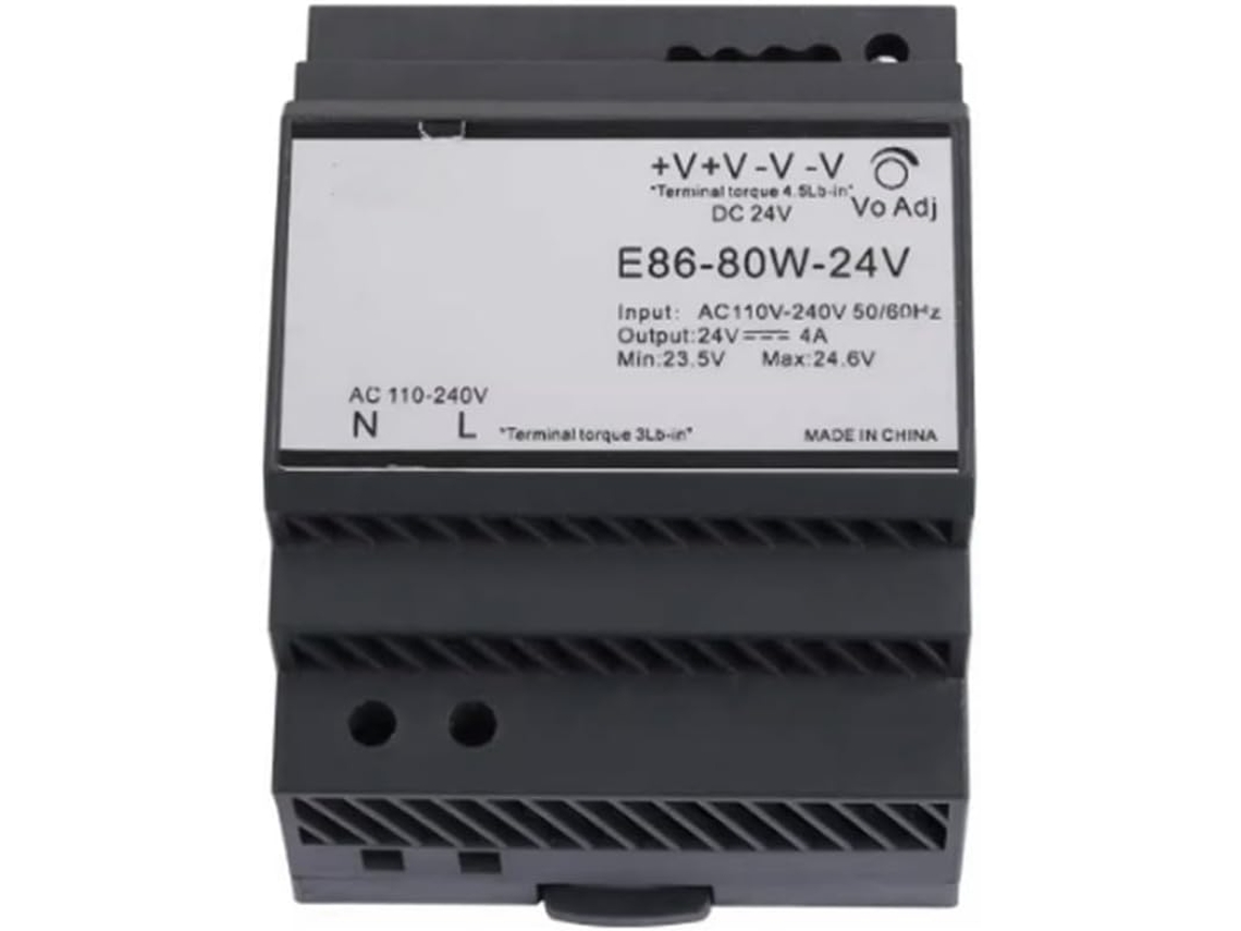 Fuente De Alimentación Para Riel Din E86 De 220 V A 48 V Ca/cc, 80 W-24 V, Entrada De 4 A, Salida