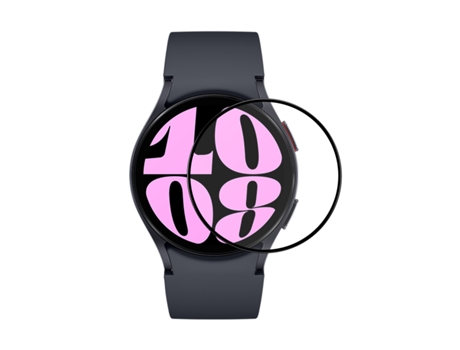 Samsung Galaxy Watch6 40 mm Enkay Impresión de seda Cobertura total Alto pegamento Protector de pantalla de aluminio y silicio Película para reloj