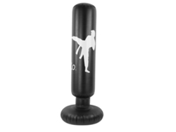 Danu2026-saco De Boxeo Inflable Vertical Para Adultos 1.6m Reforzado Tumbler Niños Fitness Lucha Columna Negro