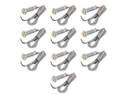 2026velora-sensor Inductivo De Límite Metal Npn 3 Cableado Normalmente Abierto Lj18a3-5-z-bx 10 Piezas