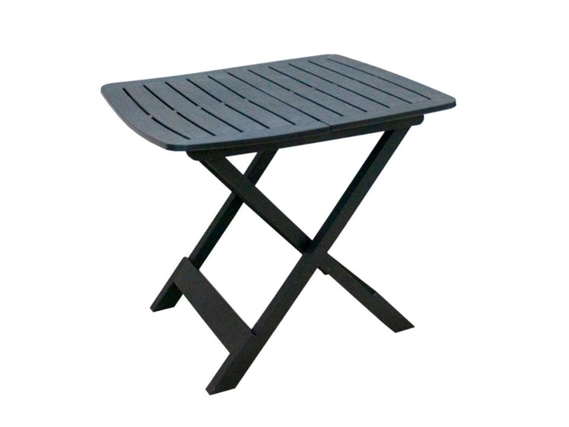 Mesa plegable tevere 79x72 cm antracita