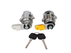 Fundas de reposabrazos de piel sintética beige compatibles con F250 1999-2007