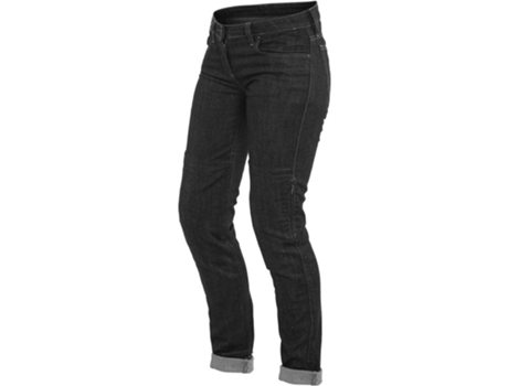 Pantalones para Mujer DAINESE Denim Slim Tex Negro para Motociclismo (29)