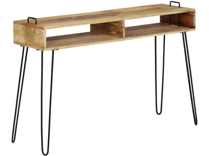 Mesa consola VIDAXL Marrón Madera (115x35x76 cm)