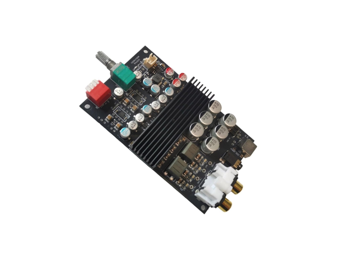 Placa Amplificadora De Audio De 12 V/32 V Y 120 W + Fuente De Alimentación Dual