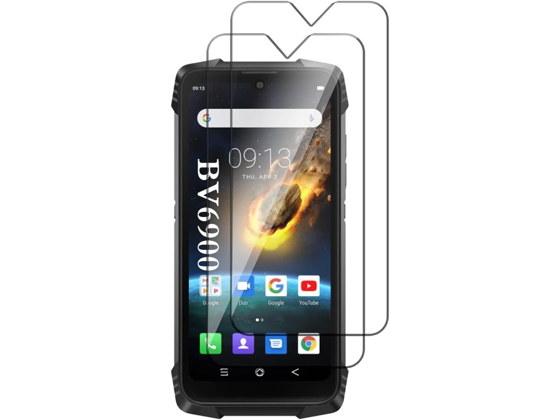 Conjunto de Protectores de Pantalla Arranhões Óleo Hd para Blackview Bv6900 HONGWE. Vidrio Templado (2un)